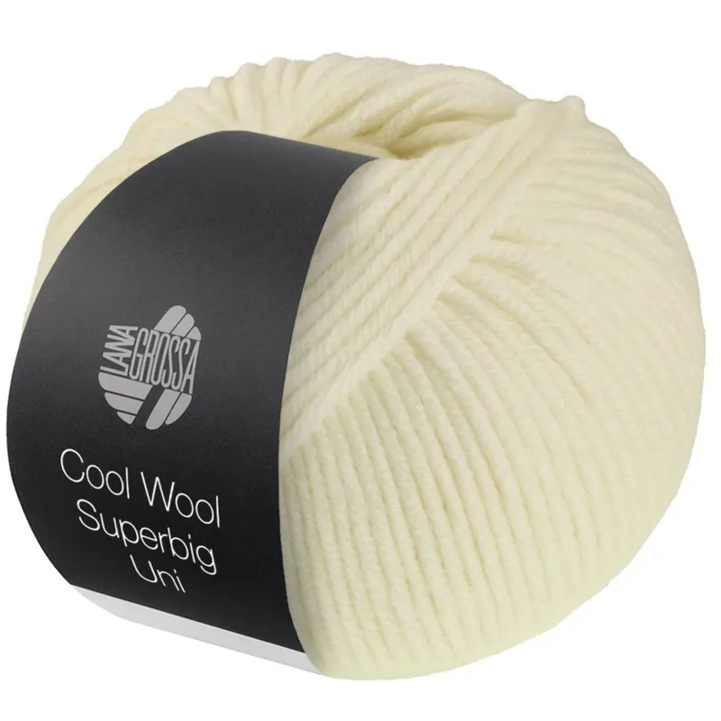 Lana Grossa Cool Wool Superbig 35 Guscio d’uovo