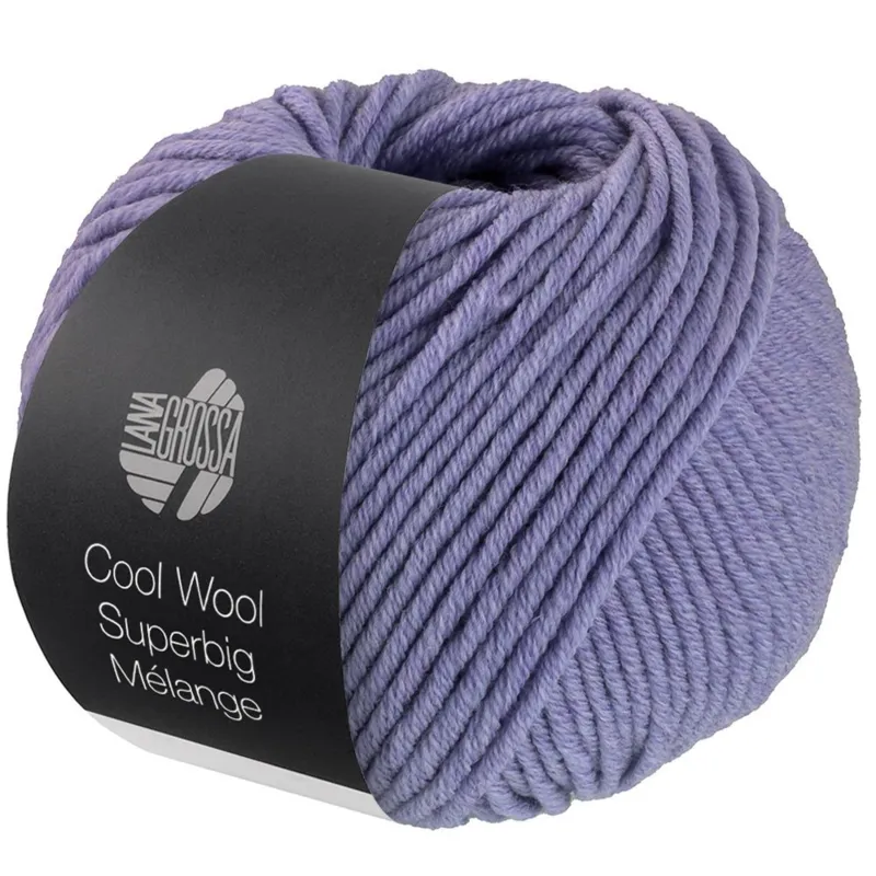 Lana Grossa Cool Wool Superbig 205 Lilla melangiato