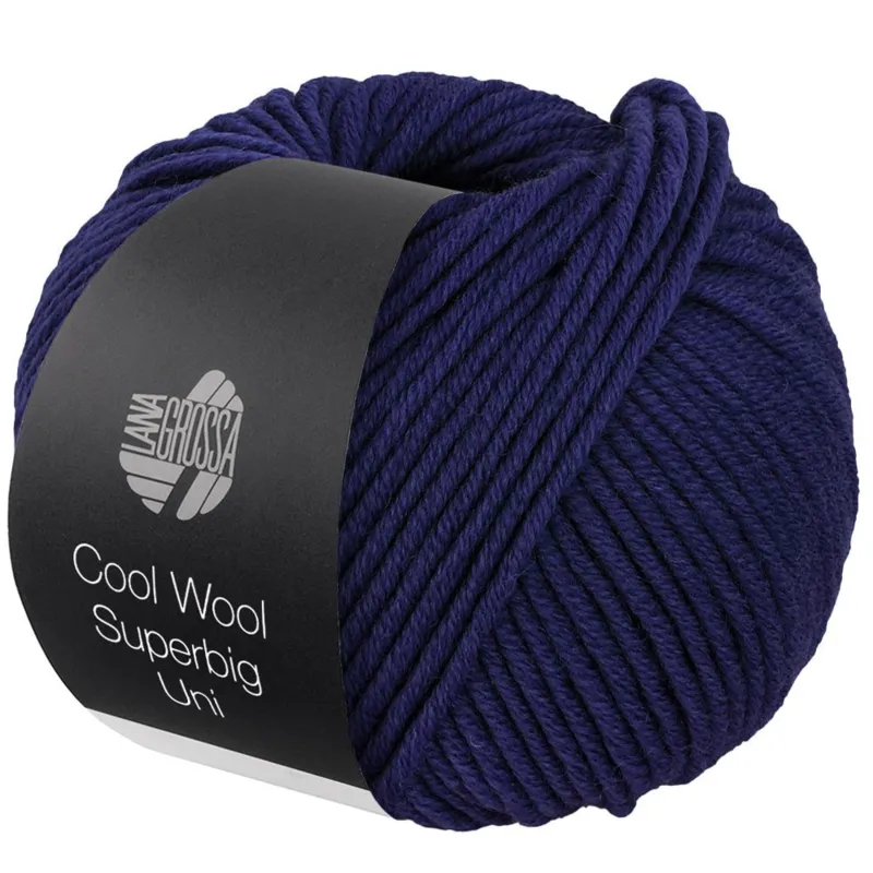 Lana Grossa Cool Wool Superbig 17 Blu scuro