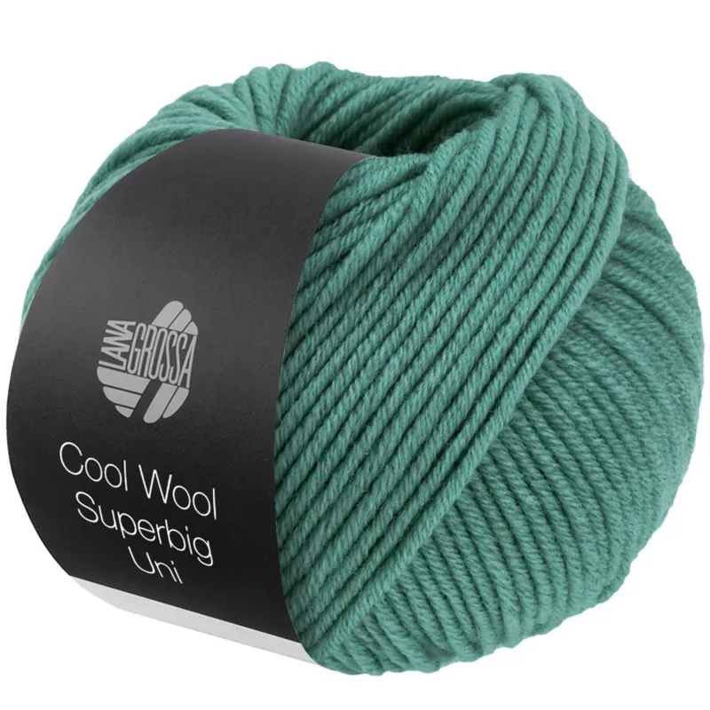 Lana Grossa Cool Wool Superbig 30 Verde mare chiaro