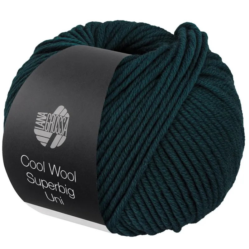Lana Grossa Cool Wool Superbig 33 Petrolio scuro