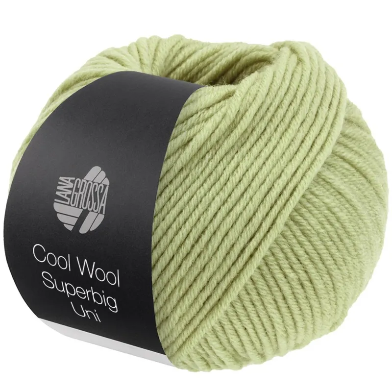 Lana Grossa Cool Wool Superbig 27 Verde pallido