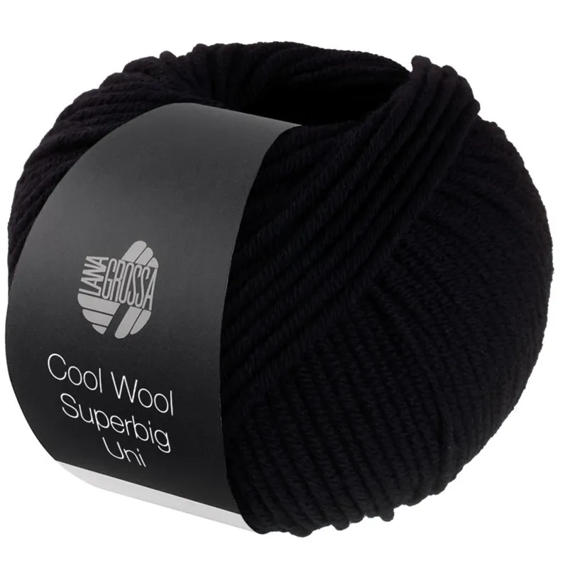 Lana Grossa Cool Wool Superbig 43 Nero
