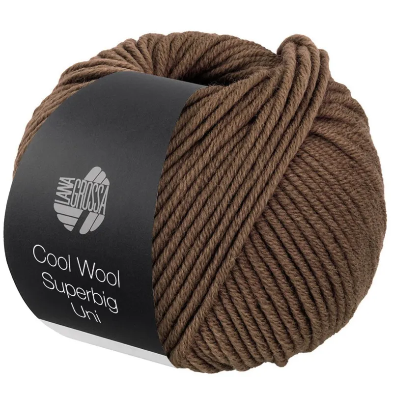 Lana Grossa Cool Wool Superbig 42 Marrone grigiastro