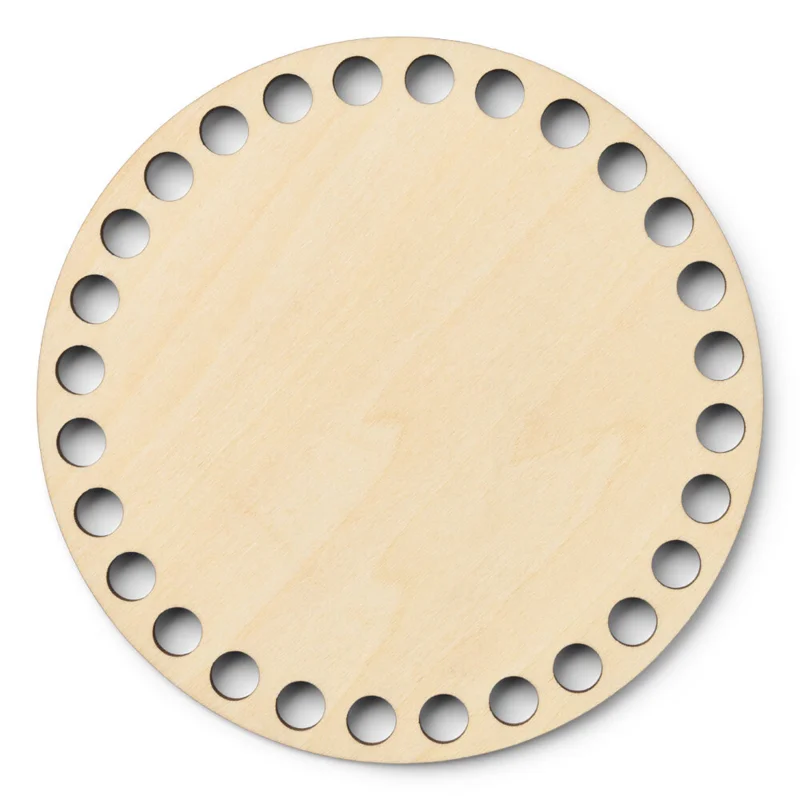 LindeHobby Base per Borsa, Rotonda, Compensato 12 cm