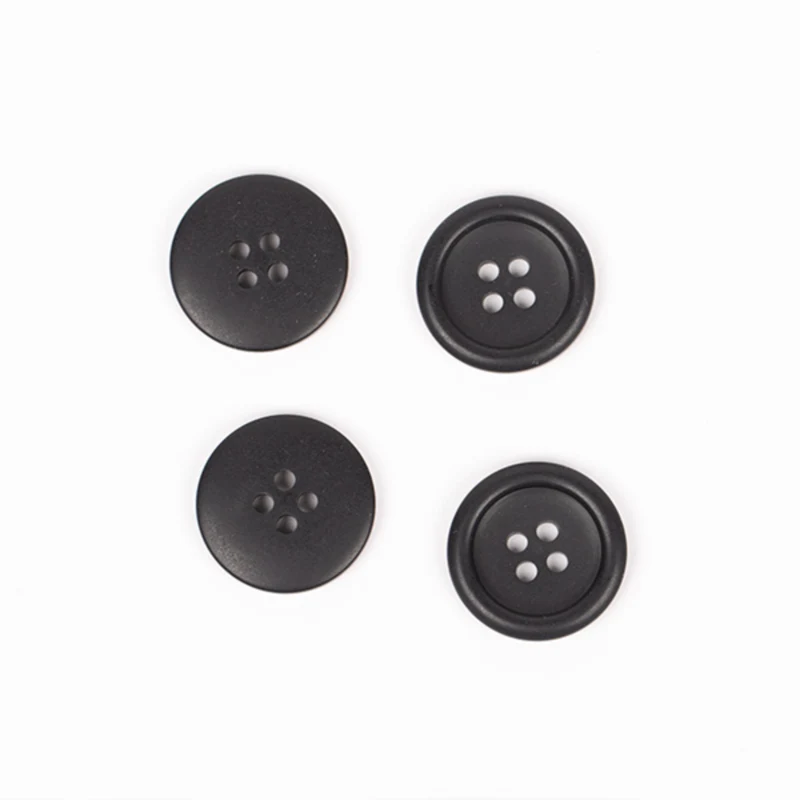 DROPS Matte Black, Bottone, 18 mm (n. 817)