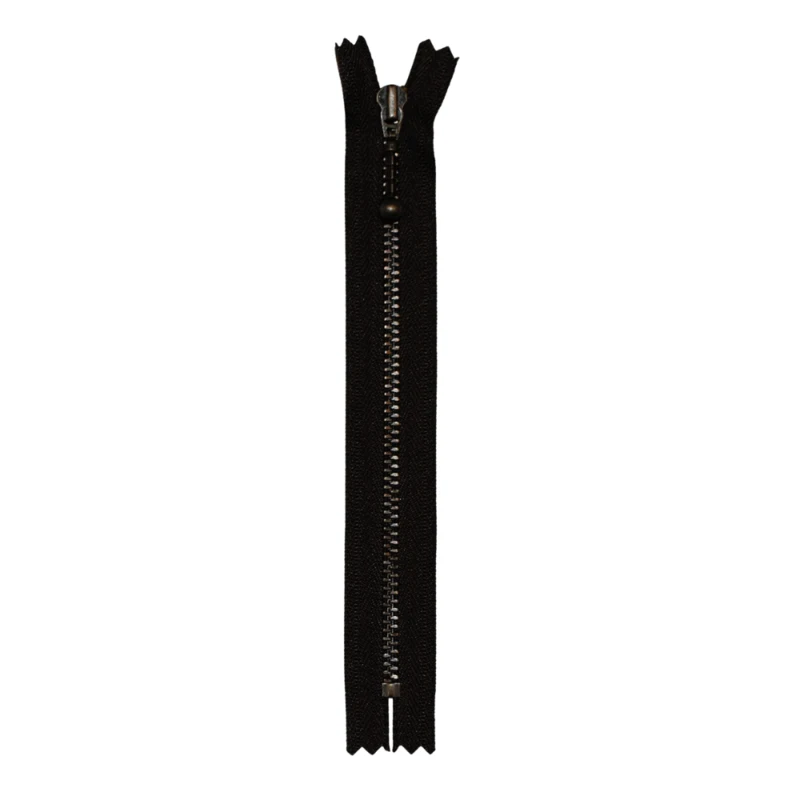 YKK Cerniera Fissa Ottone Anticato 4 mm 17 cm 570 Marrone