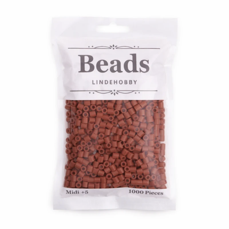 LindeHobby Beads 15 Legno rosso