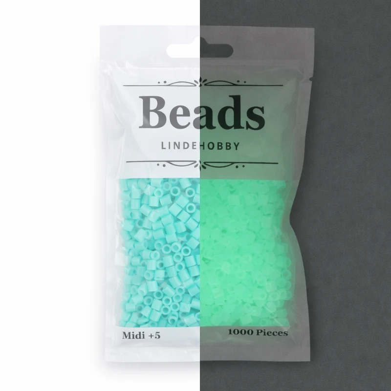 LindeHobby Beads Glow 03 Blu