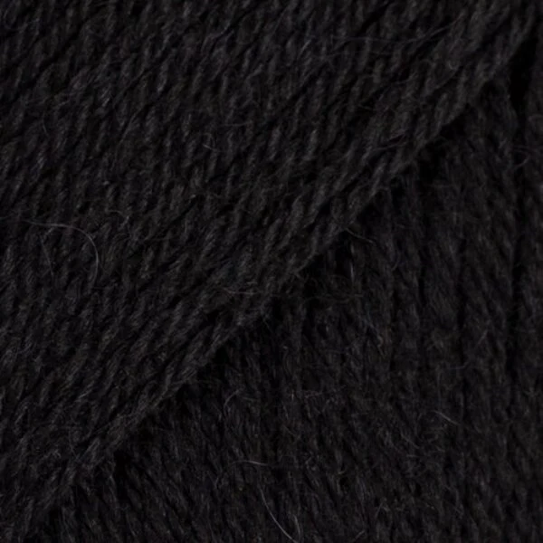 DROPS Flora 06 Nero (Uni Colour)