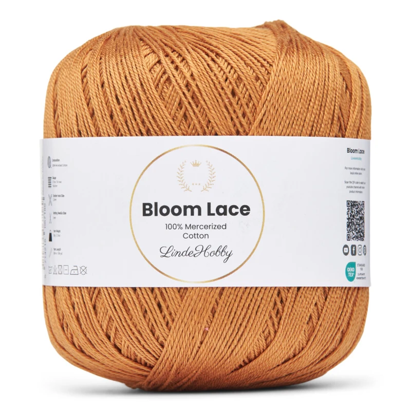 LindeHobby Bloom Lace Mercerized Cotton 07 Bronzo