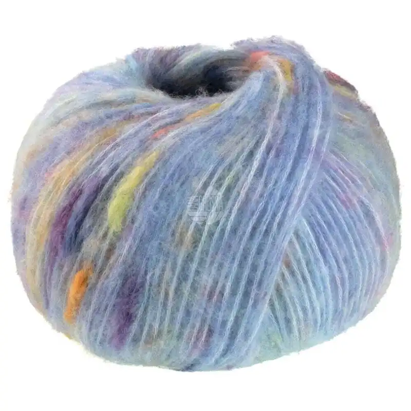 Lana Grossa Cassata 05 Azzurro chiaro/rosa/giallo/arancione/blu-viola