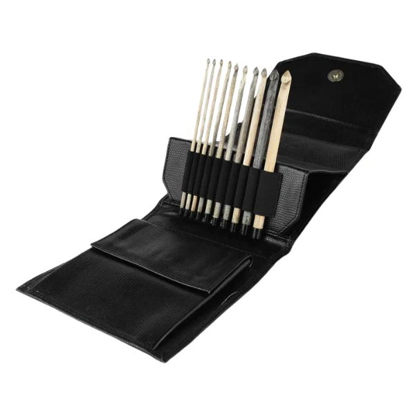 LYKKE Set di Uncinetti Driftwood, Nero, 15 cm