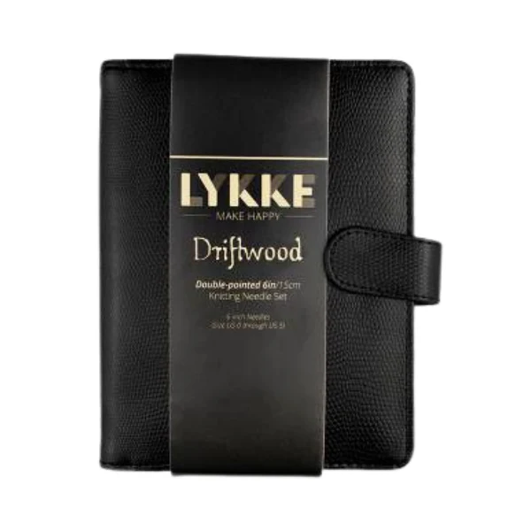LYKKE Set di Ferri a Doppia Punta Driftwood, Nero, 15 cm (2.00-3.75 mm)