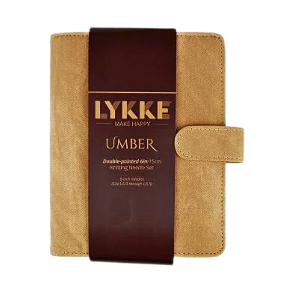 LYKKE Set di Ferri a Doppia Punta Umber, Tan, 15 cm (2.00-3.75 mm)