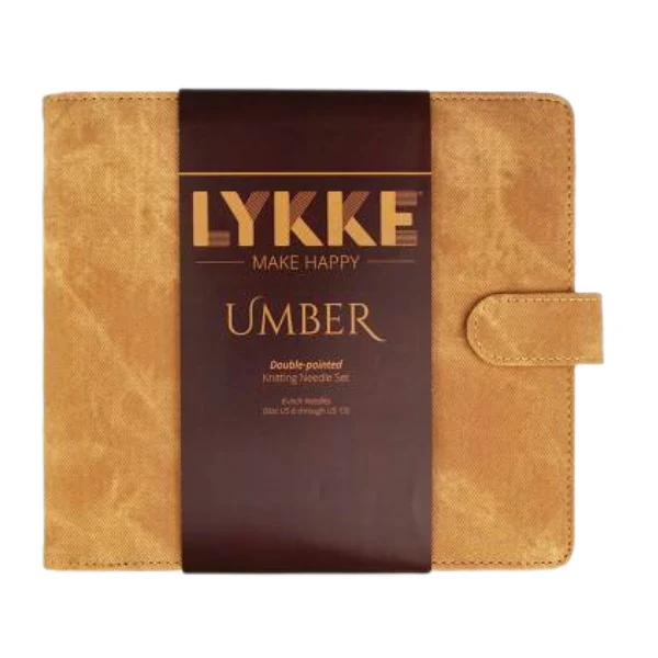 LYKKE Set di Ferri a Doppia Punta Umber, Tan, 15 cm (4.00-9.00 mm)