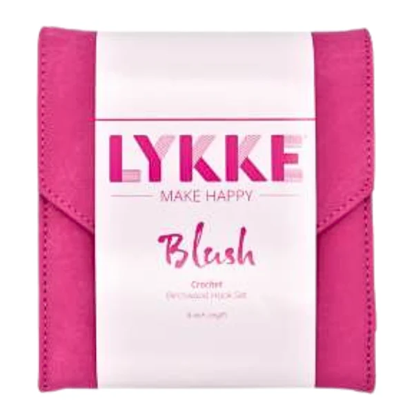 LYKKE Set di Uncinetti Blush, Fucsia, 15 cm