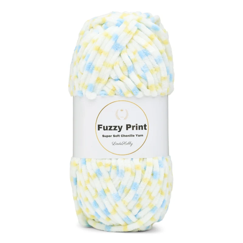 LindeHobby Fuzzy Chenille Print 01 Brezza estiva