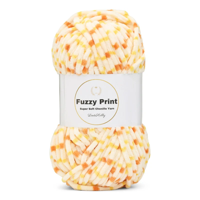 LindeHobby Fuzzy Chenille Print 09 Alba