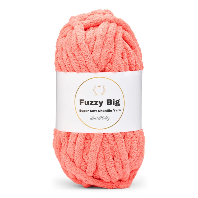 LindeHobby Fuzzy Chenille BIG 33 Salmone scuro