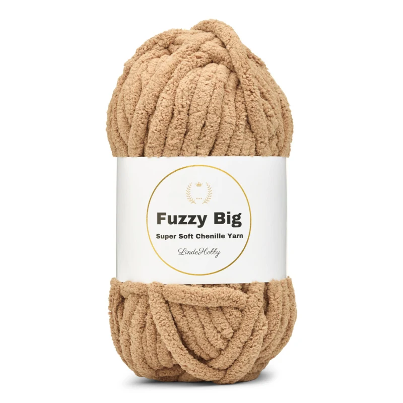 LindeHobby Fuzzy Chenille BIG 22 Nescafé