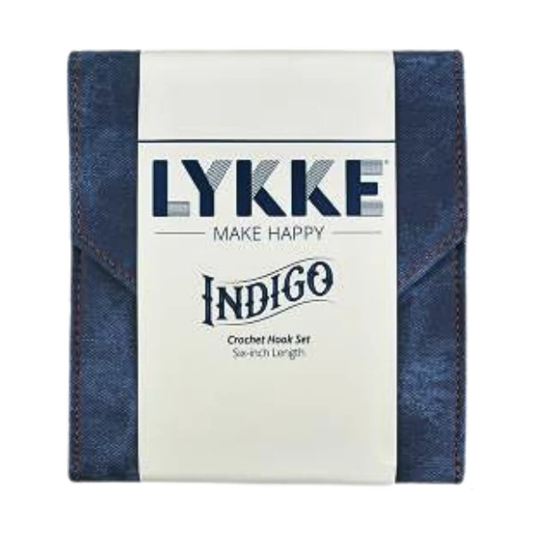 LYKKE Set di Uncinetti Indigo, Blu, 15 cm