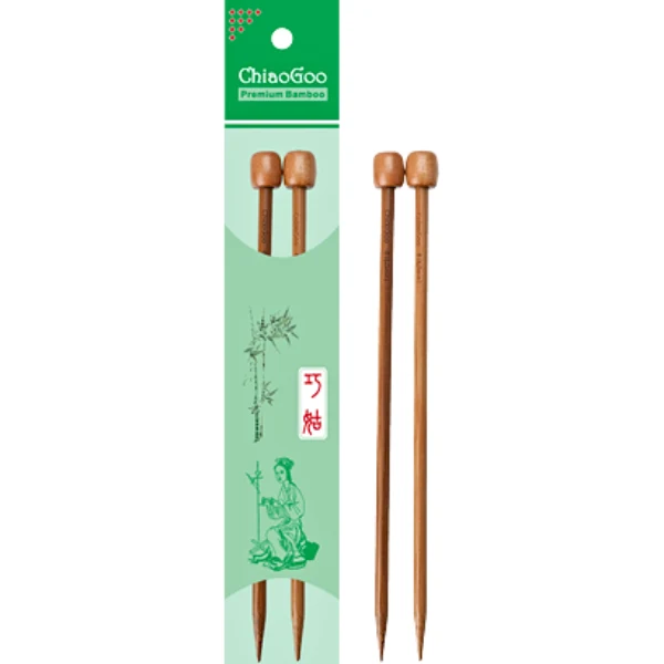 ChiaoGoo Ferri diritti in bambù patinato (18, 23 e 33 cm)