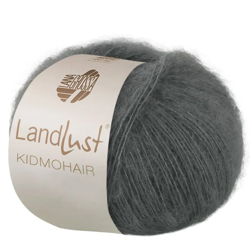 Lana Grossa Landlust Kidmohair 18 Grigio scuro