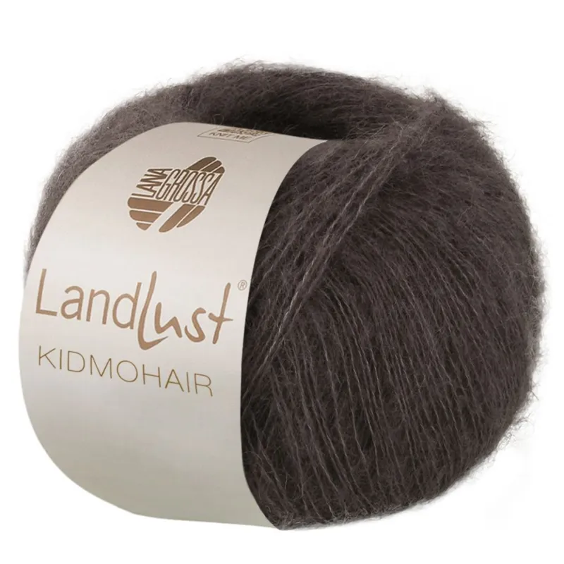 Lana Grossa Landlust Kidmohair 19 Grigio marrone