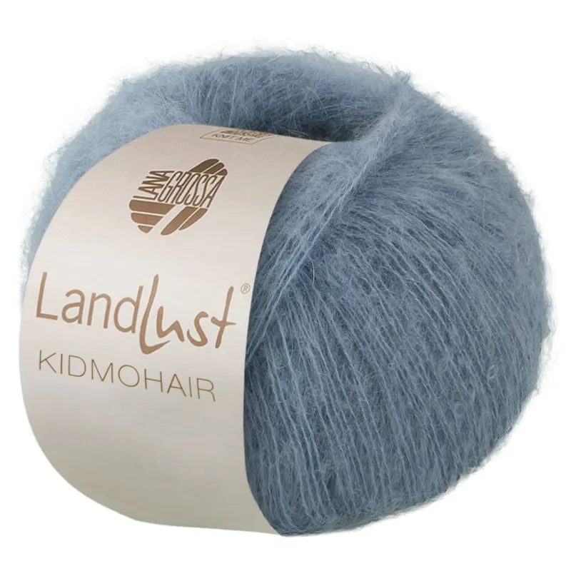 Lana Grossa Landlust Kidmohair 08 Blu grigiastro