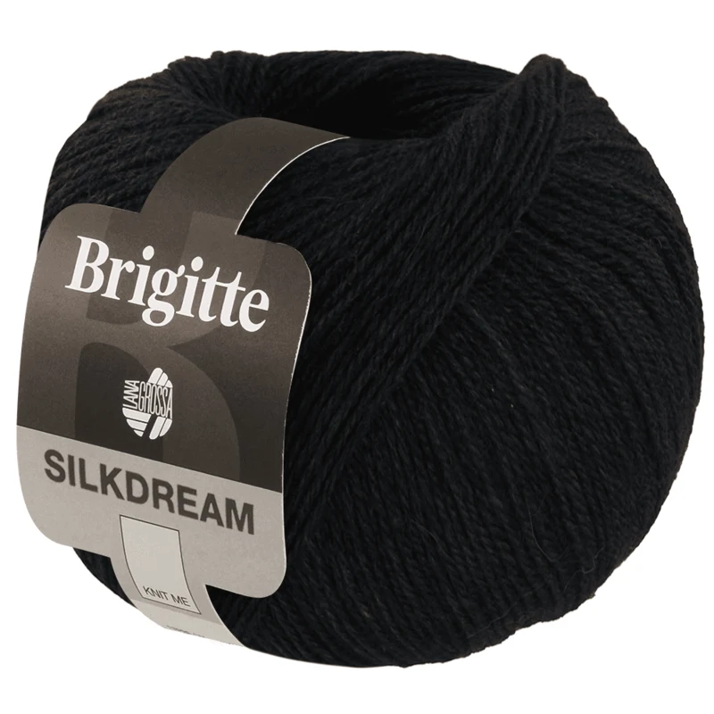 Lana Grossa Brigitte Silkdream 16 Antracite
