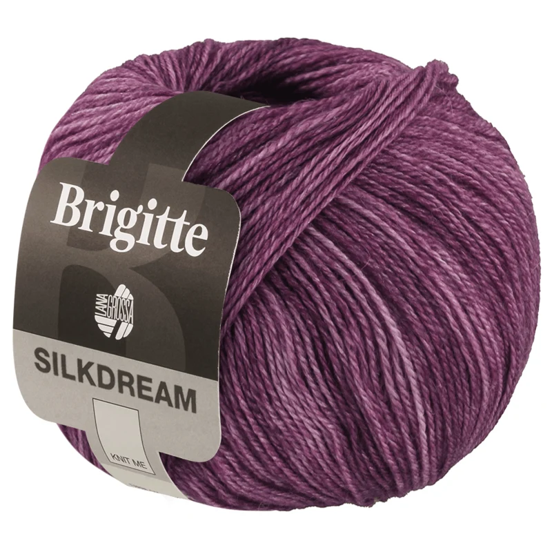 Lana Grossa Brigitte Silkdream 10 Rosso violetto
