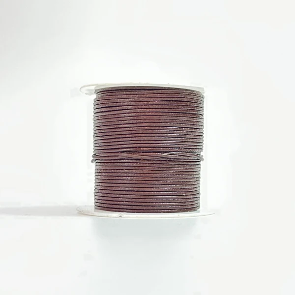 HobbyArts Cordino in pelle, 10 m, Marrone scuro 1.00 mm