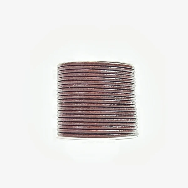 HobbyArts Cordino in pelle, 10 m, Marrone scuro 2.00 mm