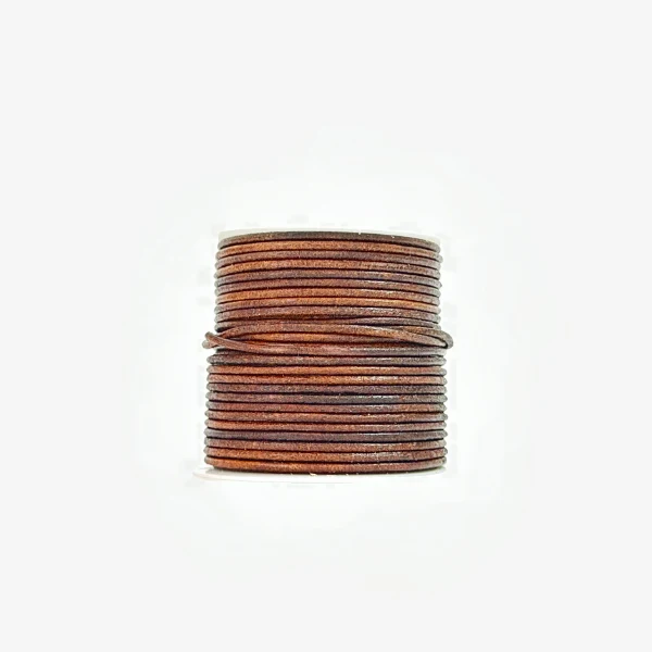 HobbyArts Cordino in pelle, 10 m, Naturale Scuro 1.50 mm