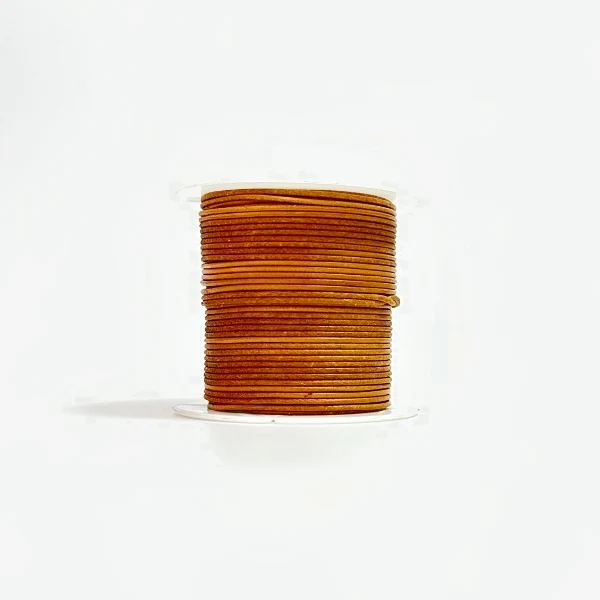 HobbyArts Cordoncino in pelle, 10 m, Naturale 1.00 mm