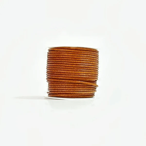 HobbyArts Cordoncino in pelle, 10 m, Naturale 1.50 mm