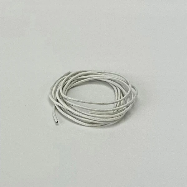 HobbyArts Cordino in pelle, 1 m, Bianco 1.00 mm