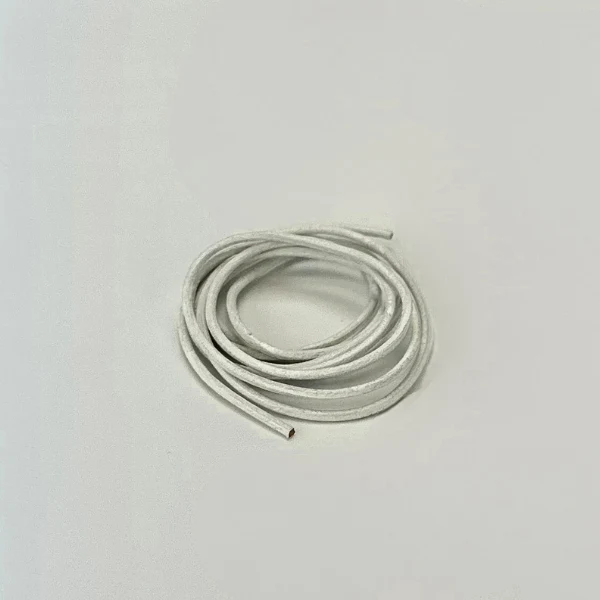 HobbyArts Cordino in pelle, 1 m, Bianco 2.00 mm