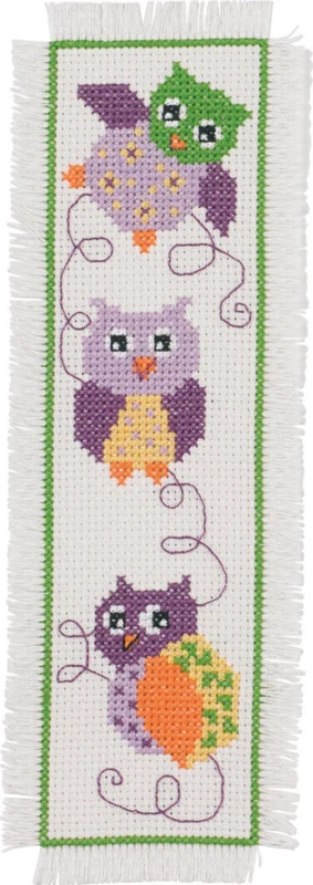 Kit da Ricamo Gufi 7 x 22 cm