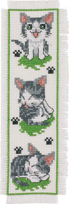 Kit Ricamo Gattino 7 x 22 cm