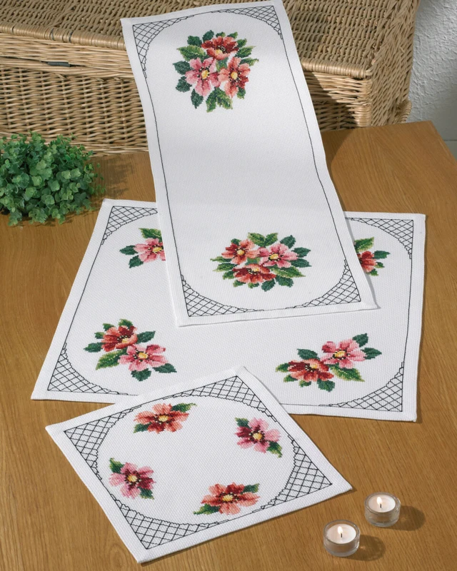 Kit da Ricamo Cosmos 33x33 cm