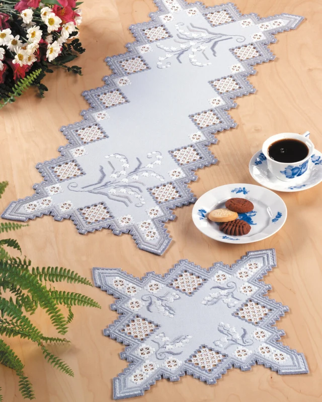 Kit Ricamo Hardanger 29 x 29 cm