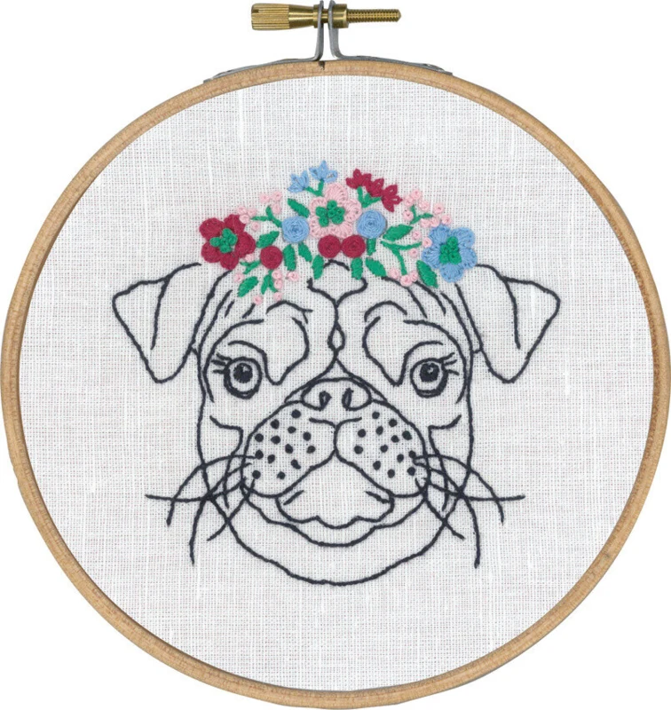 Kit Ricamo Carlino con Fiori m/5810/13 13