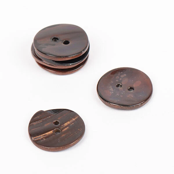 DROPS Arched (Brown), Bottone, 18 mm (n. 818)