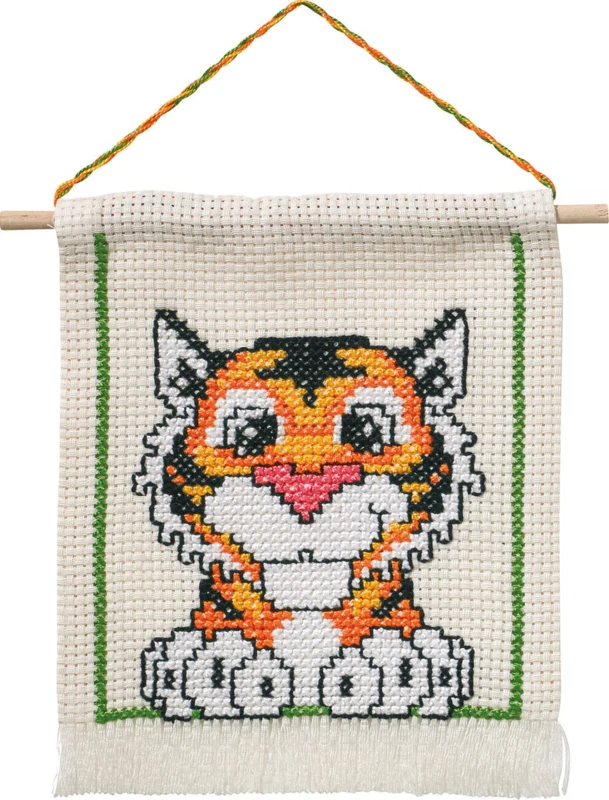 Kit da Ricamo MFK Tigre M 5119/18 16 x 18 cm