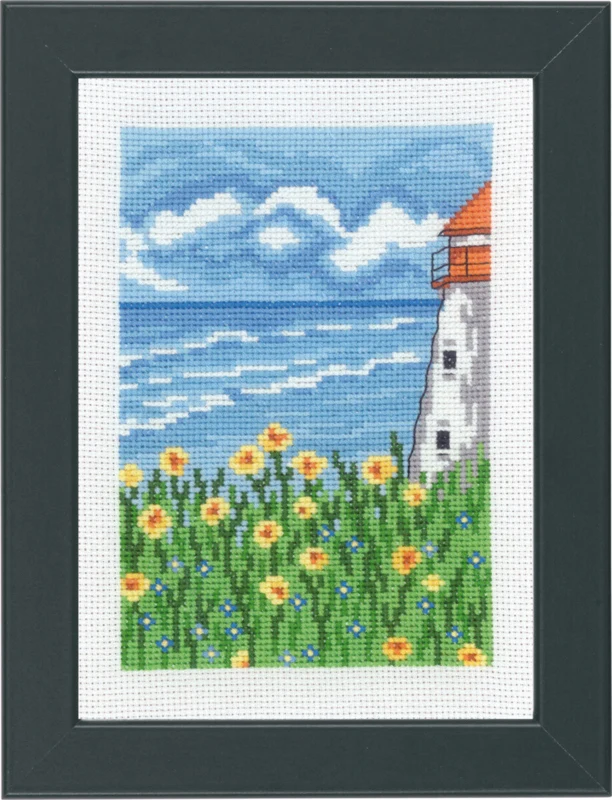 Kit Ricamo Faro 13 x 18 cm