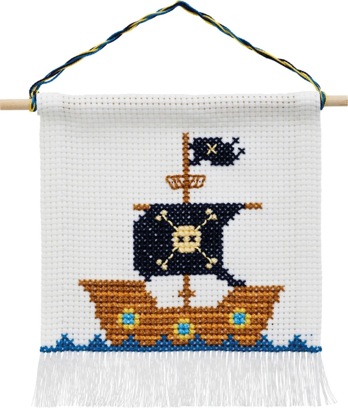 Kit ricamo Nave dei pirati m/5119/18 16 x 18 cm