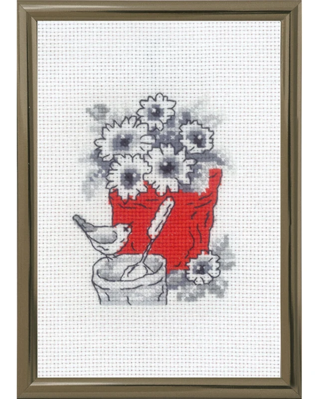 Kit per Ricamo Vaso R5794 10 x 15 cm