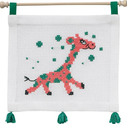 Kit Ricamo MFK Giraffa 22 x 19 cm
